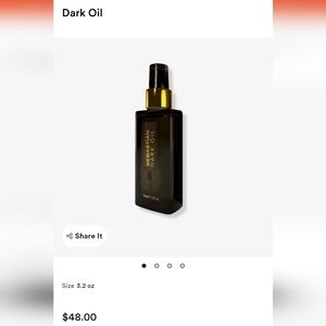 Sebastian Dark Oil Hair Oil NEW